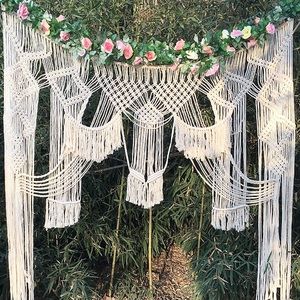 ❌ SOLD❌ Bohemian Gypsy Hanging Macramé backdrop